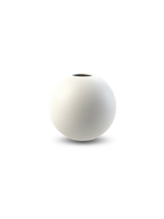 Cooee Design Ball vase hvid Ø10 cm