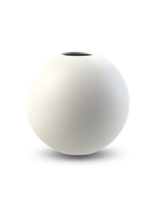 Cooee Design Ball Vase Hvid Ø20 cm