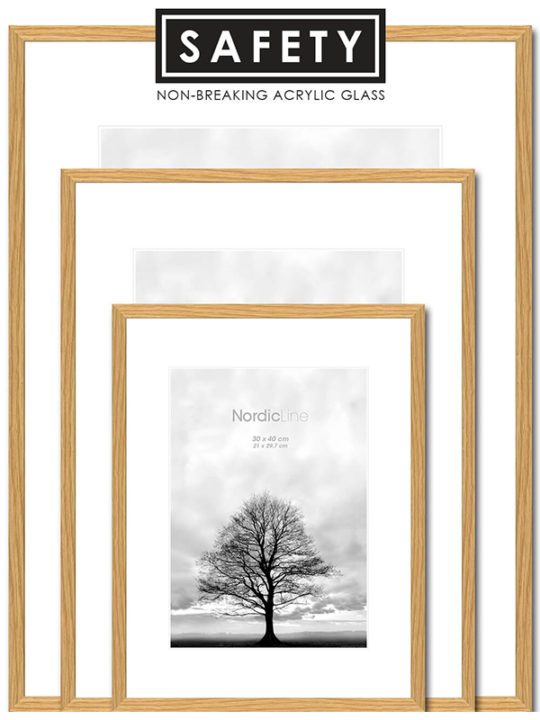 Incado - Nordic Line - Slim Oak Safety - 30 x 40 cm.