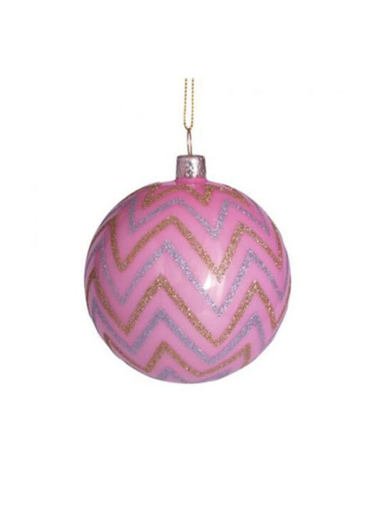 Vondels - Juletræspynt - Julekugle - Pink - Mundblæst glasVondels - Juletræspynt - Julekugle - Pink - Mundblæst glas