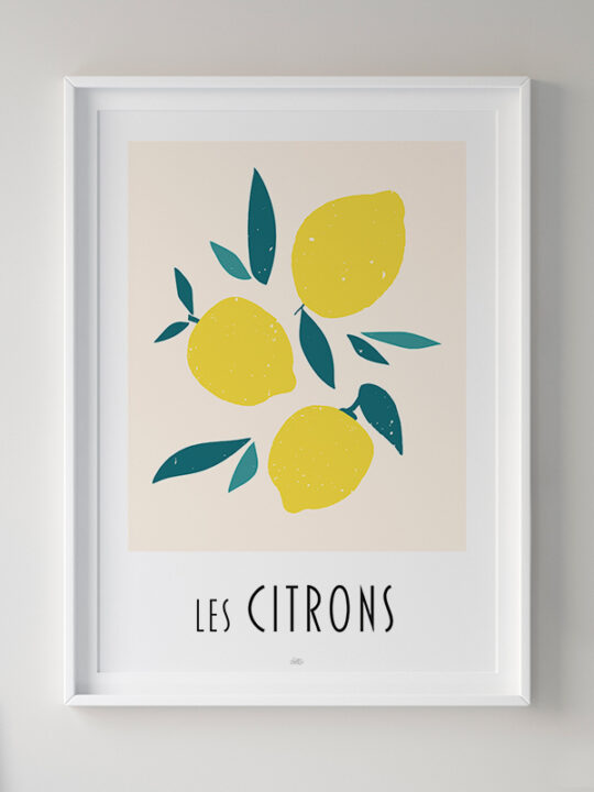 Calm Design - plakat - Les Citrons
