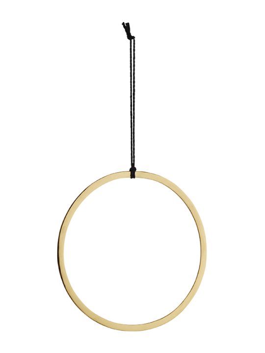 Madam Stoltz – Hanging-ring – Guld - 28 cm