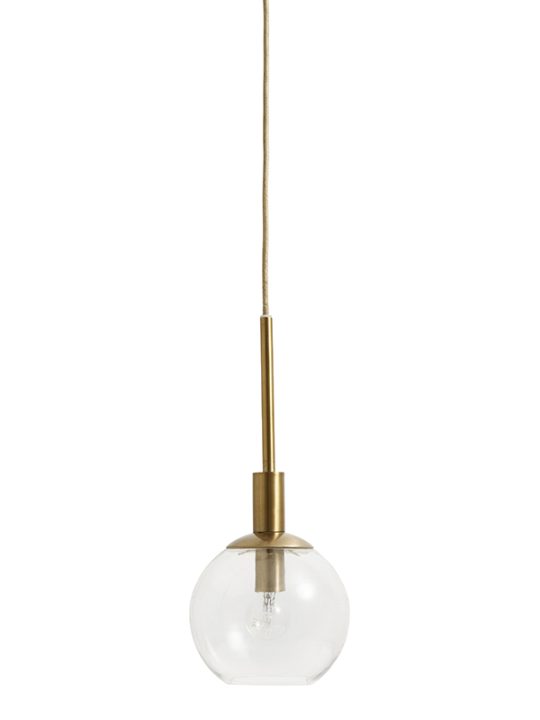 Nordal- Lampe - Glas-pendel - Messing